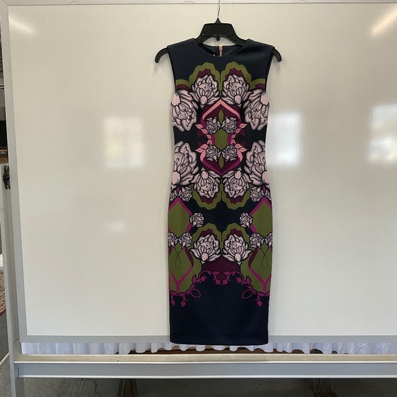 Women’s Ted Baker Tapestry Dress Size 1 - Picture 1 of 8